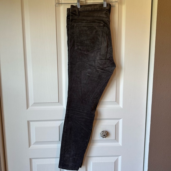 Loft Skinny Corduroy Grey Pants Size 31/12 - Picture 4 of 7